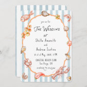 Italian Watercolor Rustic Wedding Invitation 招待状 (正面/裏面)