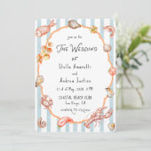 Italian Watercolor Rustic Wedding Invitation 招待状 (スタンド正面)