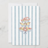 Italian Watercolor Rustic Wedding Invitation 招待状 (裏面)