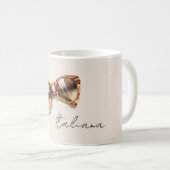 Italiana (Italian) Brown Sunglasses コーヒーマグカップ (正面右)