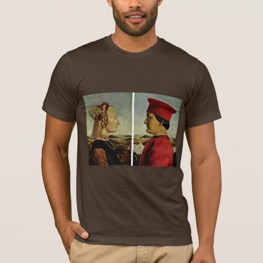 Italiano: Ritrattoのディディミアムフェデリーコ・ダ・モンテフェルトロのこうもり Tシャツ (正面)