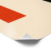 Italie – Vin, Olive et Soleil Stylisés ポスター (コーナー)