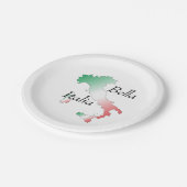 Italien - Italia Teller ペーパープレート (アングル)