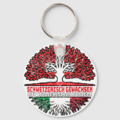Italien Italienisch Schweizer Schweiz Baum Wurzel キーホルダー (裏面)