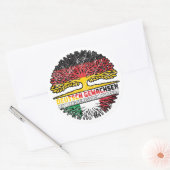 Italienisch Italienisch Deutsch Deutschland Baum ラウンドシール (封筒)