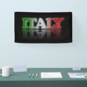 ITALY文字（反射） 横断幕 (トレードショー)
