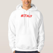 「#ITALY」かわいいデザイン。買今 パーカ (正面)