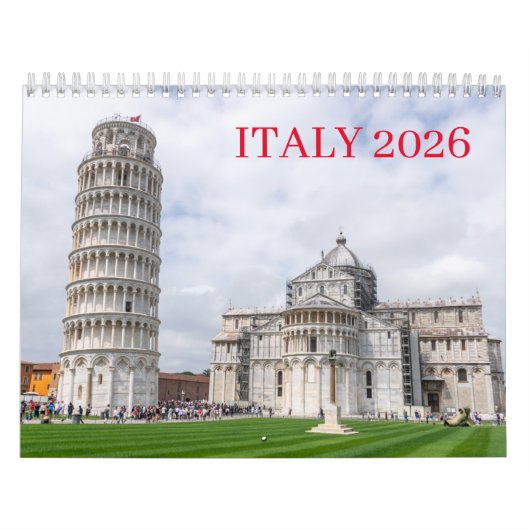 Italy 2026 calendar カレンダー (カバー)