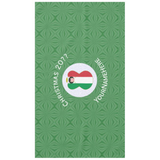 Italy Angel Christmas Flag Personalize Horizontal テーブルクロス