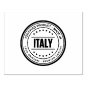 ITALY Clear Bold Lettering Impression Professional ラバースタンプ (インプリント)
