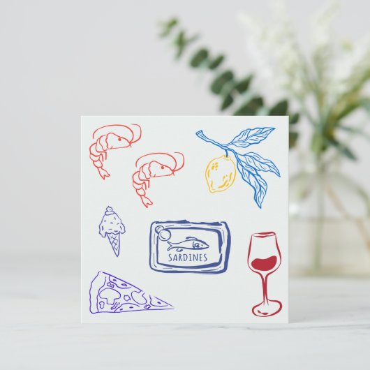 Italy Coastal Food カード (スタンド正面)