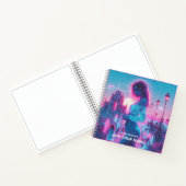 Italy | Ethereal Vaporwave Retrowave, Custom Name ノートブック (内部)