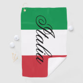 Italy Flag Italian Pride Europe Country ゴルフタオル (インサイチュ)