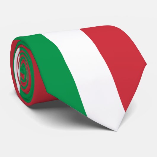 Italy Flag Italian Pride Europe Country ネクタイ (ロール)