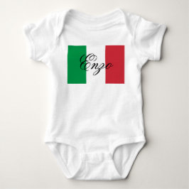 Italy Flag Italian Pride Europe Country ベビーボディスーツ