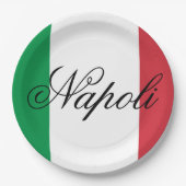 Italy Flag Italian Pride Europe Country ペーパープレート (正面)