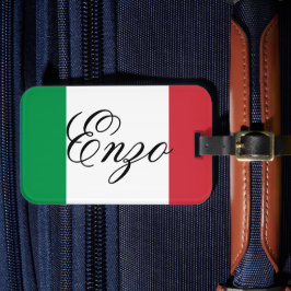 Italy Flag Italian Pride Europe Country ラゲッジタグ