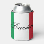 Italy Flag Italian Pride Europe Country 缶クーラー (缶正面)