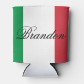 Italy Flag Italian Pride Europe Country 缶クーラー (正面)