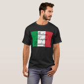 Italy Flag Italian Pride Europe Tシャツ (正面フル)