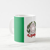 Italy flag phone case コーヒーマグカップ (正面左)