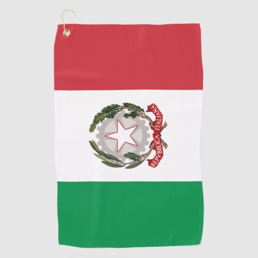 Italy flag phone case ゴルフタオル (正面)