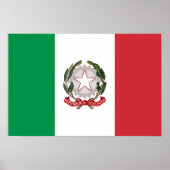 Italy flag phone case ポスター (正面)