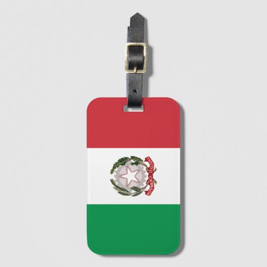 Italy flag phone case ラゲッジタグ (正面縦)