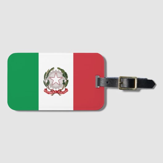 Italy flag phone case ラゲッジタグ (正面横)