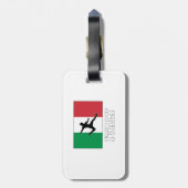 Italy Football Soccer National Team ラゲッジタグ (裏面縦)