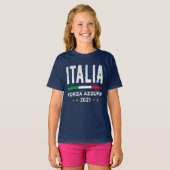 ITALY - Forza Azzurri Tシャツ (正面フル)