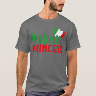 Italy Girl Cute Italia Home Country Italian Prince Tシャツ