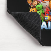 Italy Italian Brainrot Funny Meme Characters Trend マウスパッド (コーナー)