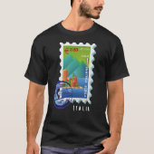 Italy Lake Como Stamp Italophile Souvenir Tシャツ (正面)