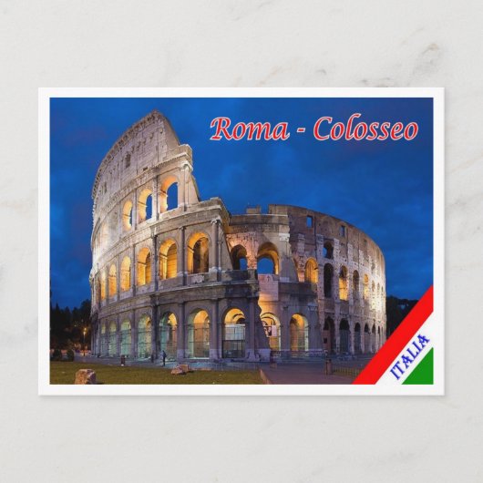 Italy - Lazio - Rome - Colosseo - ポストカード (正面)