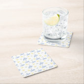 Italy Lover– Ciao Italian Vibes スクエアペーパーコースター (インサイチュ)