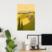 Italy Minimal Travel Poster ポスター (ホームオフィス)