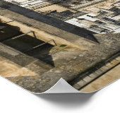 Italy, Ostuni, close up view of old city ポスター (角)