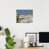 Italy, Ostuni, close up view of old city ポスター (ホームオフィス)