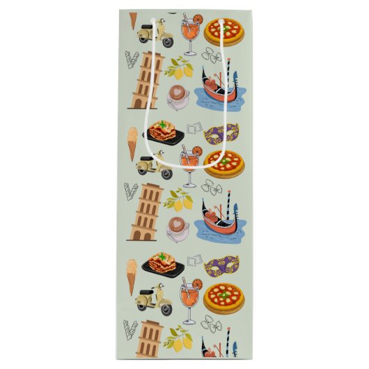  Italy Perfect Vacation ワインギフトバッグ (正面)