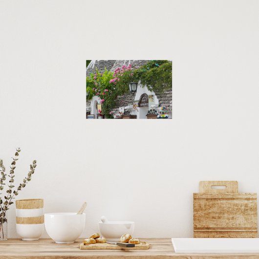 Italy, Puglia, Alberobello, Terra dei Trulli, ポスター (キッチン)