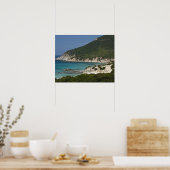 Italy, Sardinia, Solanas. Beach. ポスター (キッチン)