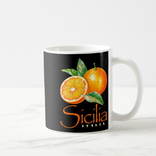 Italy sicily souvenir_sicily  コーヒーマグカップ (右)