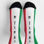 Italy Socks, Patriotic Italian fashion Socks ソックス (上部)