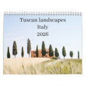 Italy Toscane Landscape 2026 カレンダー (カバー)