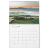 Italy Toscane Landscape 2026 カレンダー (2月 2027)