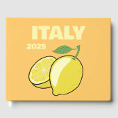 Italy travel coffee table book ゲストブック (正面)