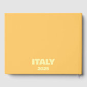 Italy travel coffee table book ゲストブック (裏面)