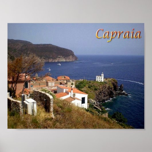 Italy - Tuscany - Capraia - ポスター (正面)