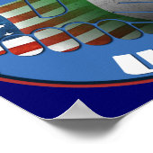 Italy USA Friendship Poster ポスター (角)